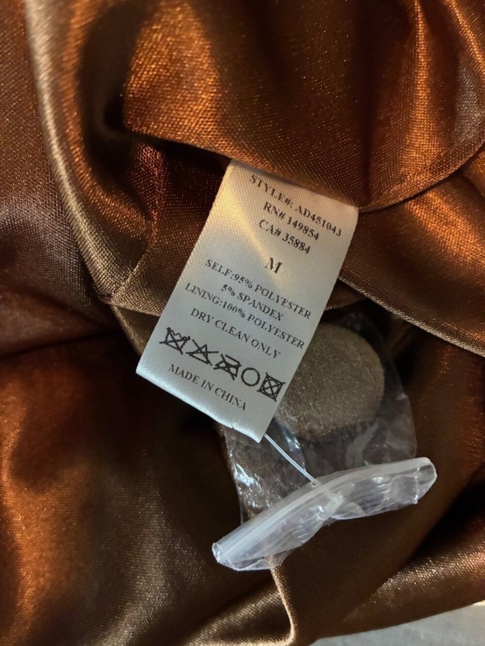 Sadie & Sage Womens Brown Velvet Blazer Jacket Single Button Size M Bohemian - Picture 8 of 9